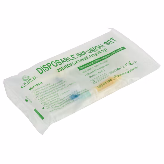 Set di infusione monouso /I. Insieme V