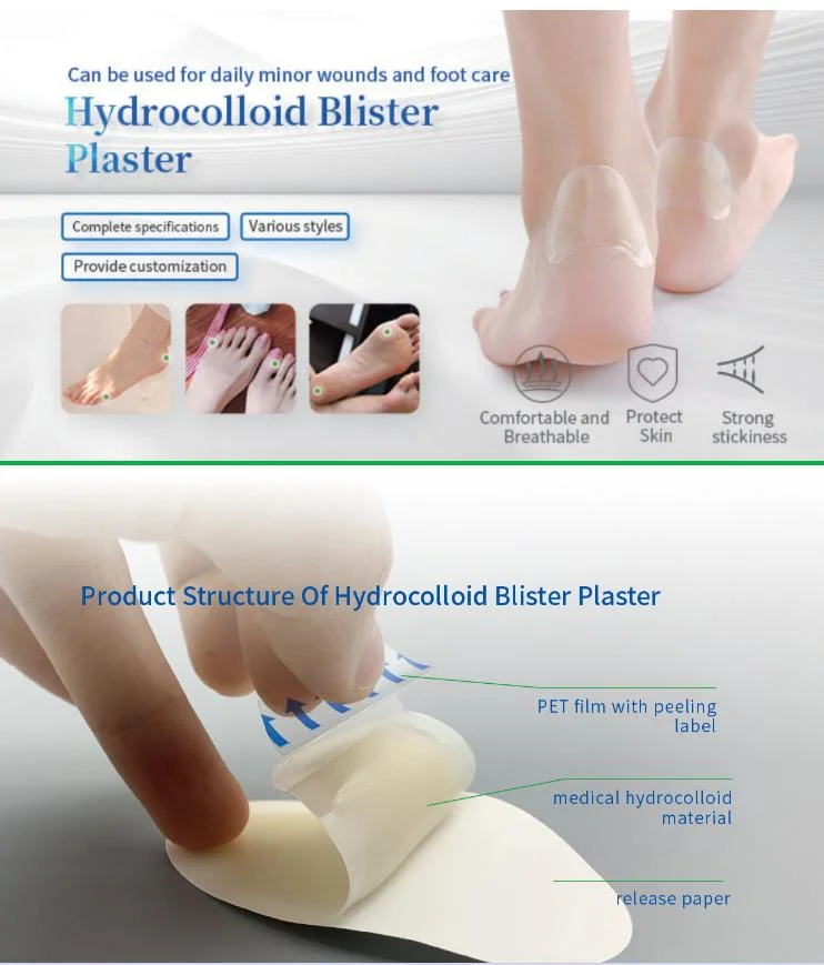 Waterproof Hydrocolloid Bandages for Foot
