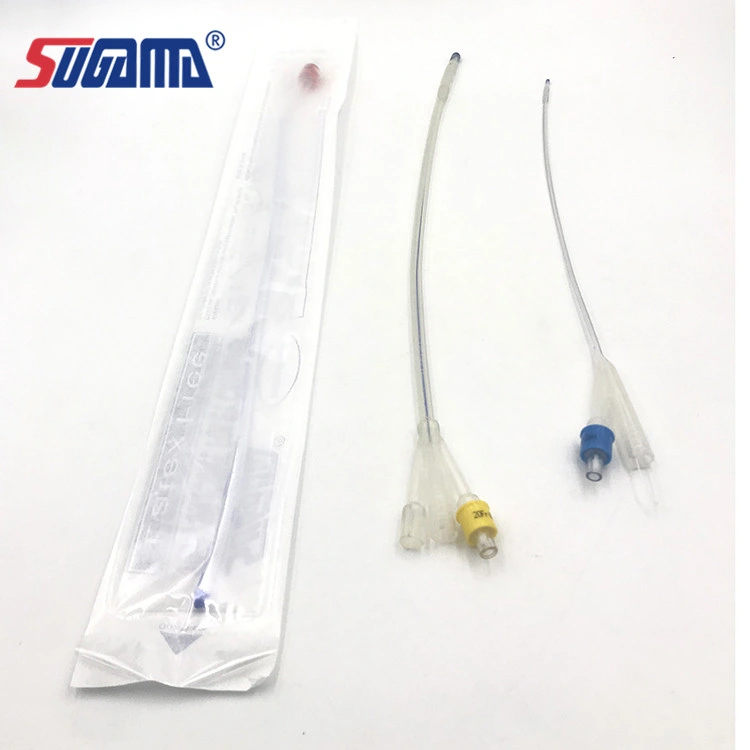 Professional Disposable Silicone 1 2 3 Way Foley Catheter Manufacturer with CE Approved