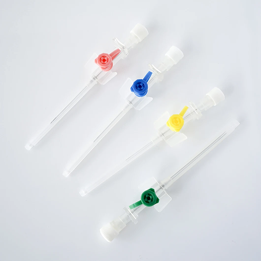 Medical IV Cannula Needle with Wing Injection Portwith CE