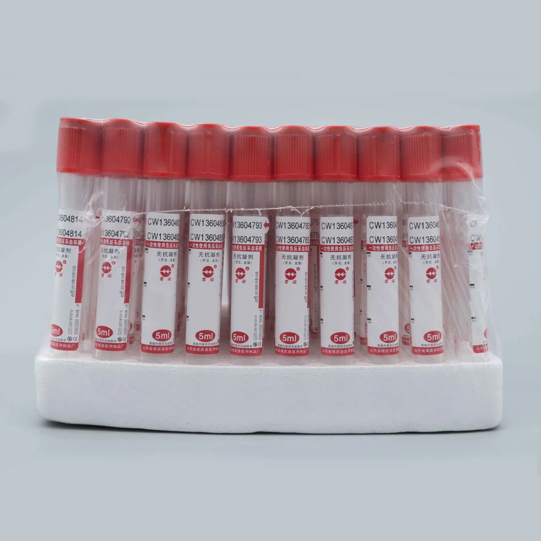 Disposable Vacuum Blood Collection Tube (PET/GLASS)
