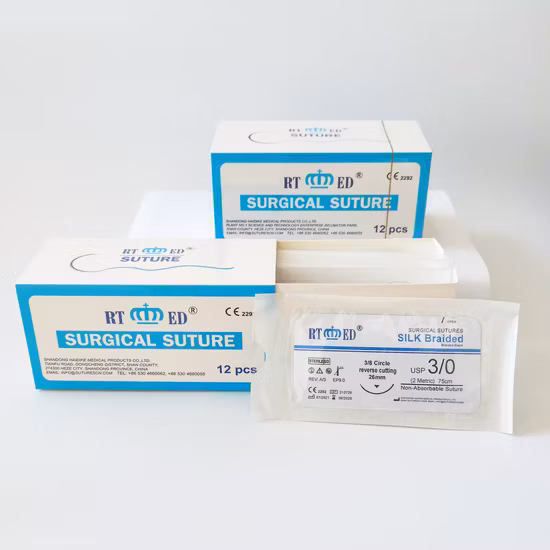 Produttore di suture chirurgiche assorbibili monouso con ago