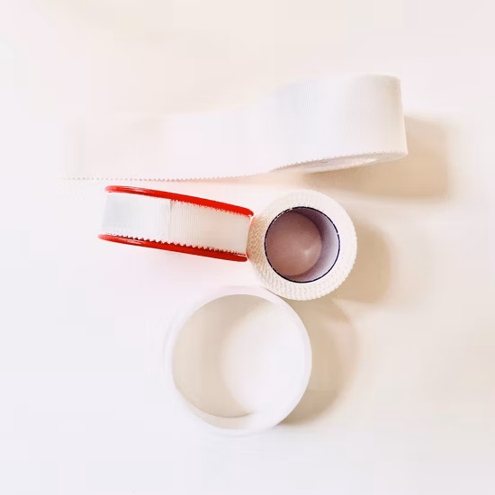 Nastro chirurgico in seta per medicazione in gesso di seta di colore bianco adesivo medico monouso per ferite